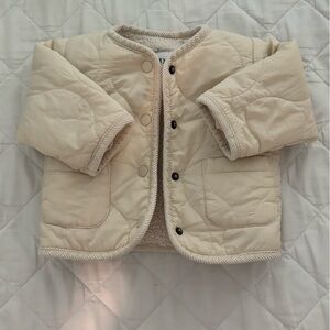 Zara Cream Sherpa Baby Jacket